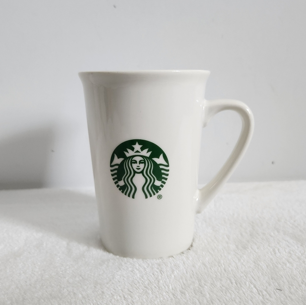 Starbucks 2019 Classic White Ceramic Green Siren Mermaid Coffee Cup Mug 10 Oz